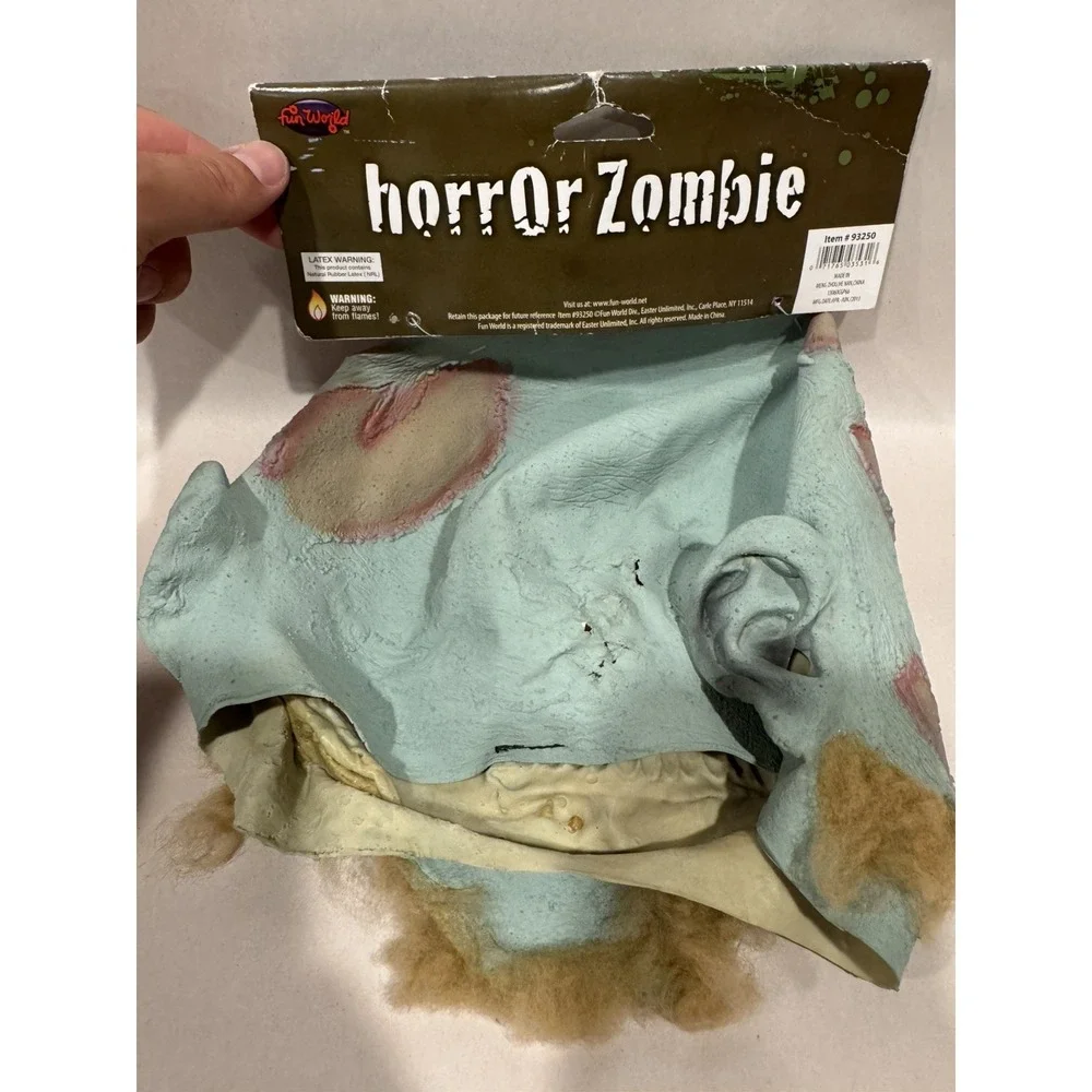 Rubber Horror Scary Halloween Haunted Mask Zombie Ghoul Adult Unisex Cosplay